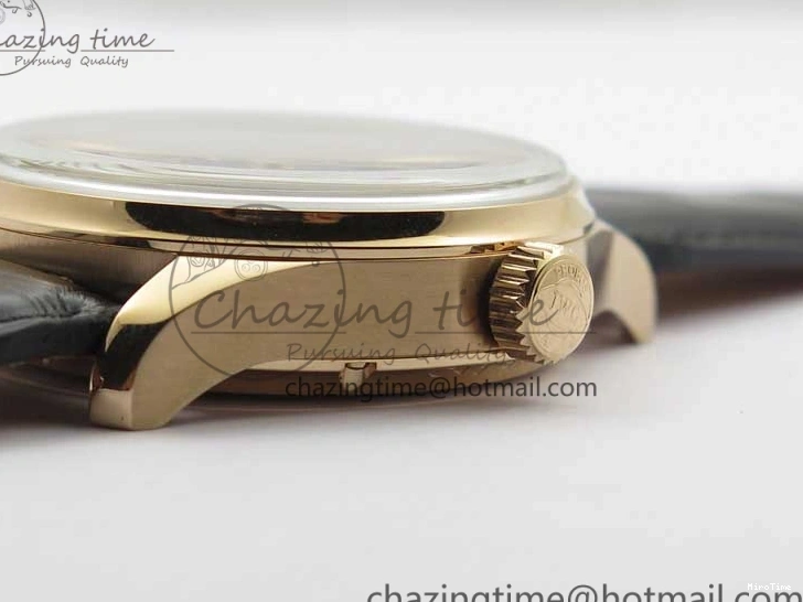 MIROTIME 0304 Premium Portugieser Perpetual Calendar IW503302 RG V9F 1:1 Best Edition Blue Dial on Black Leather Strap A 7098